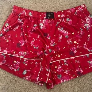 Victoria secret satin shorts size M